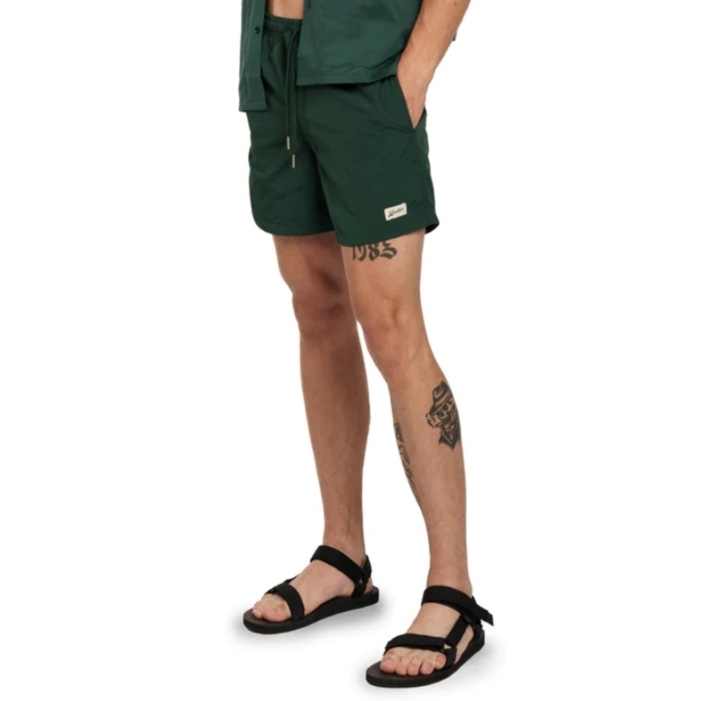 Bather Men's Solid Pine Swim Trunks - Size 2XL